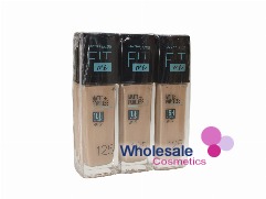 6 x Maybelline Matte And Poreless Foundation - 125